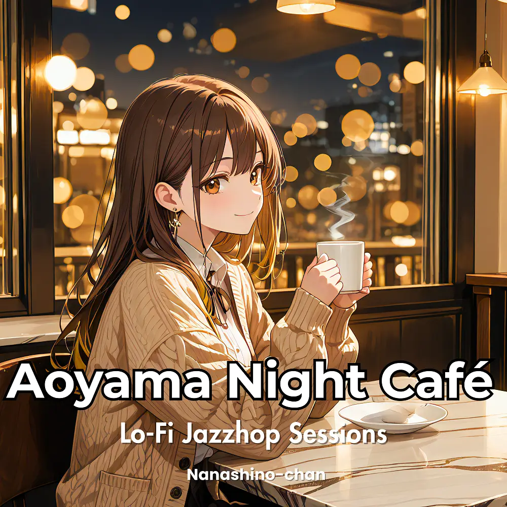 Cover artwork for Aoyama Night Café: Lo-Fi Jazzhop Sessions by Nanashino-chan