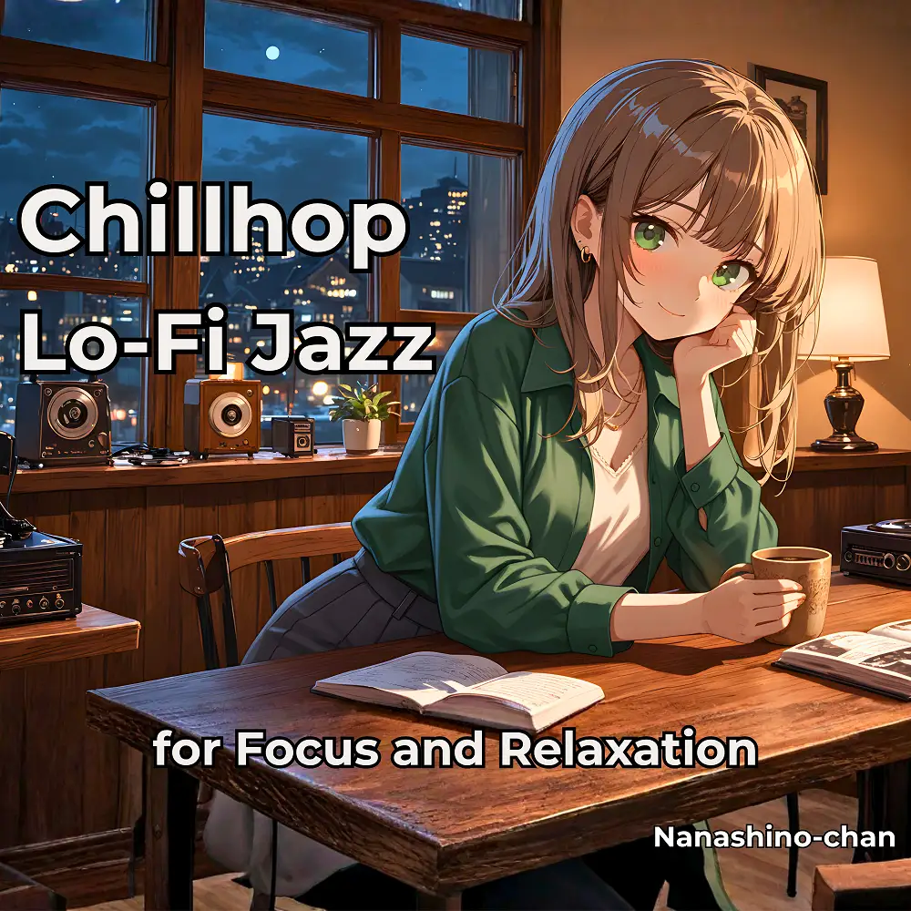 Cover artwork for Chillhop Lo-Fi Jazz for Focus and Relaxation by Nanashino-chan