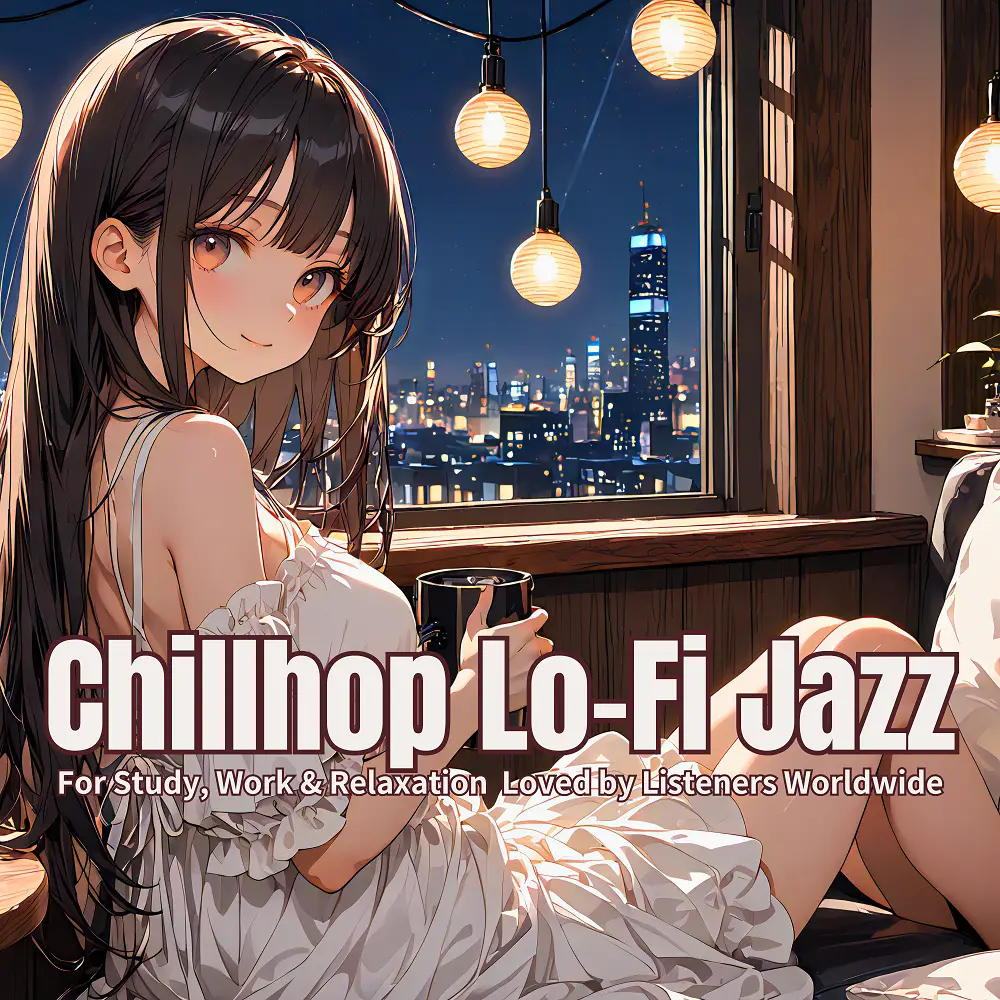 Cover artwork for Chillhop Lo-Fi Jazz: Global Beats for Focus & Calm by Nanashino-chan