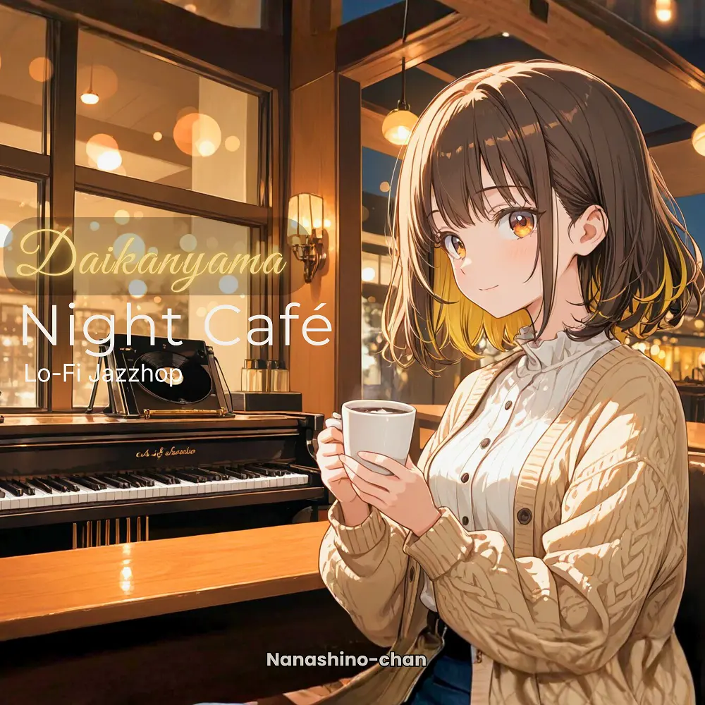 Cover artwork for Daikanyama Night Café: Lo-Fi Jazzhop for Study, Focus & Relax by Nanashino-chan