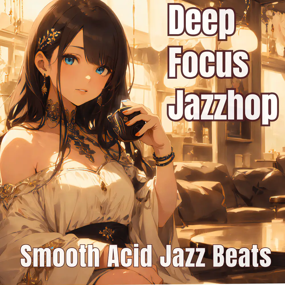 Cover artwork for Deep Focus Jazzhop:Smooth Acid Jazz Beats by Nanashino-chan