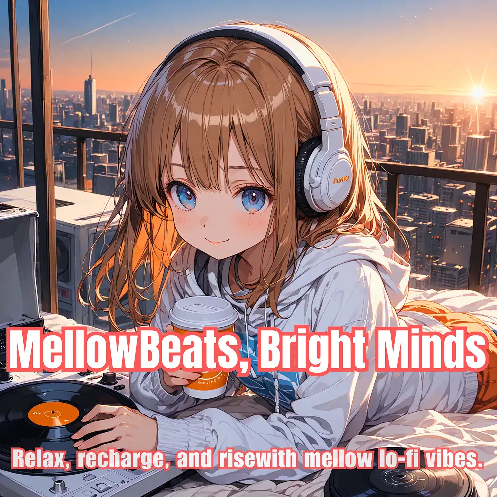 Cover artwork for Mellow Beats, Bright Minds by Nanashino-chan