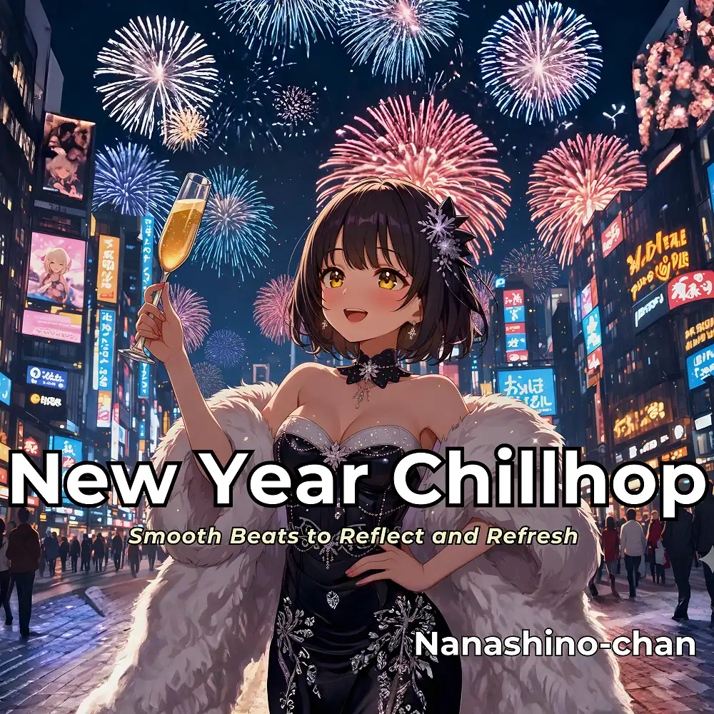 Cover artwork for New Year Chillhop: Smooth Beats to Reflect and Refresh by Nanashino-chan