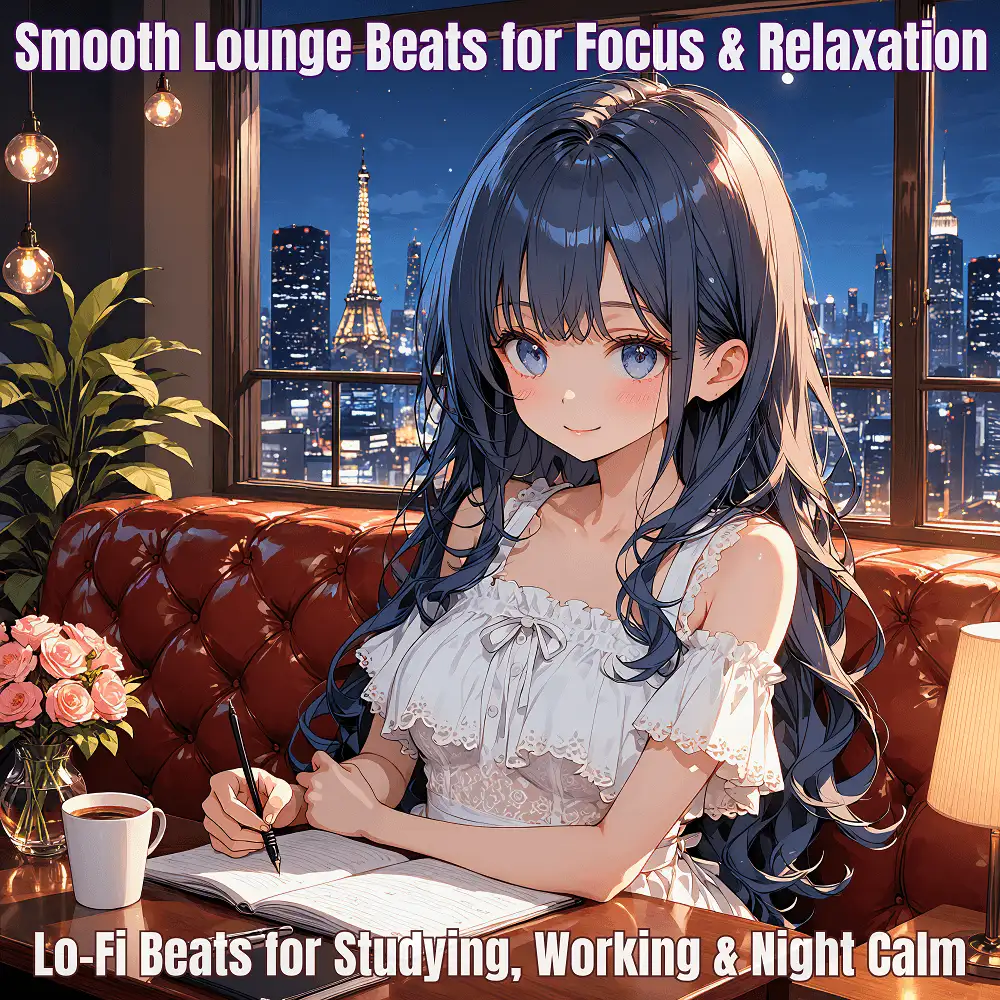 Cover artwork for Night Lounge: Chillout Beats for Study & Relaxation by Nanashino-chan