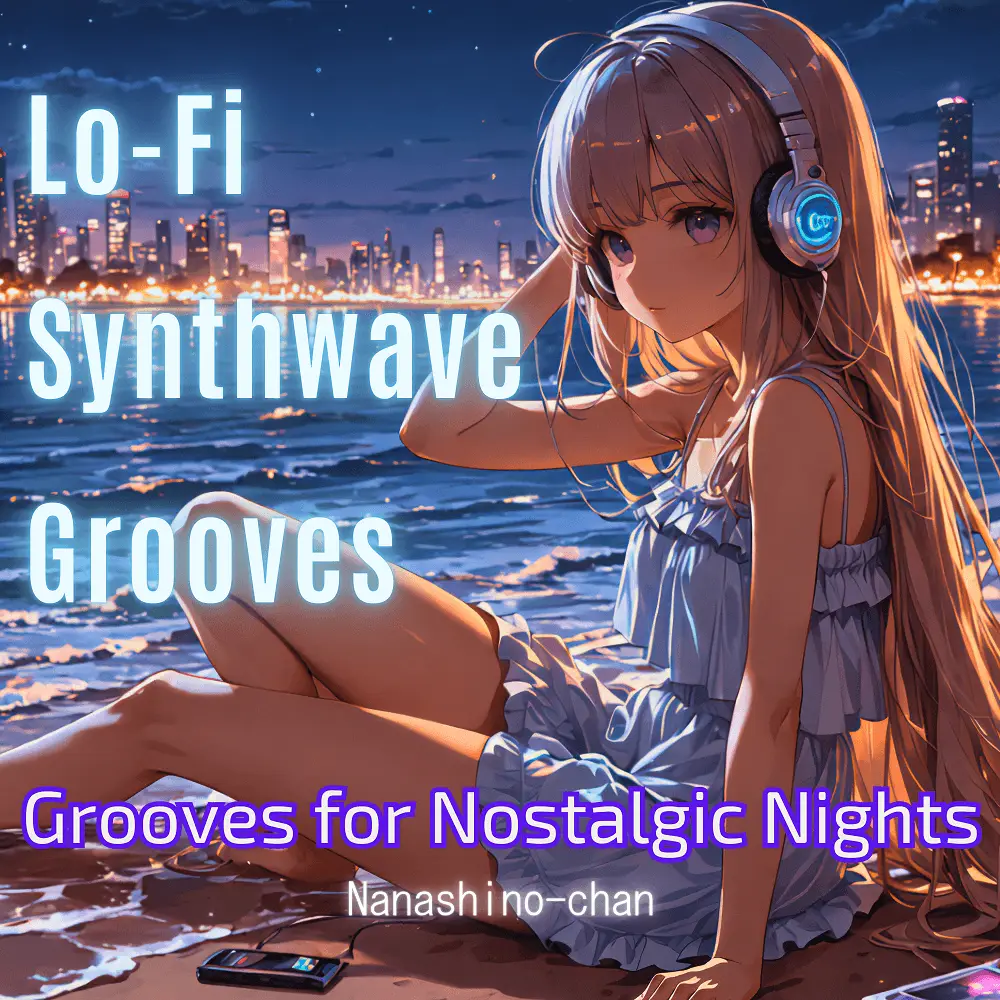 Cover artwork for Retro Pulse: Lo-Fi Synth Grooves from the Night by Nanashino-chan