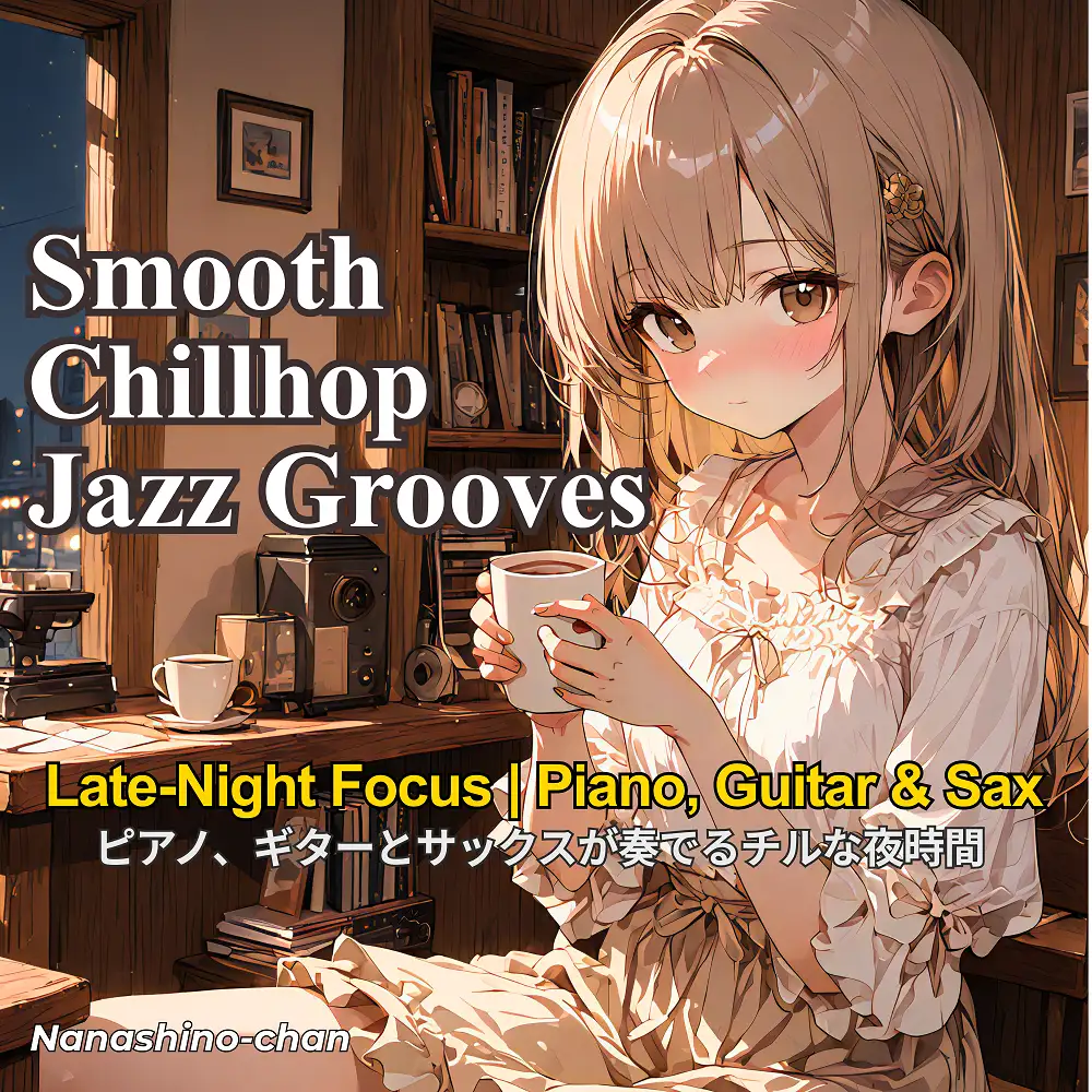 Smooth Chillhop Jazz Grooves | Late-Night Focus with Piano, Guitar & Saxophone — album cover
