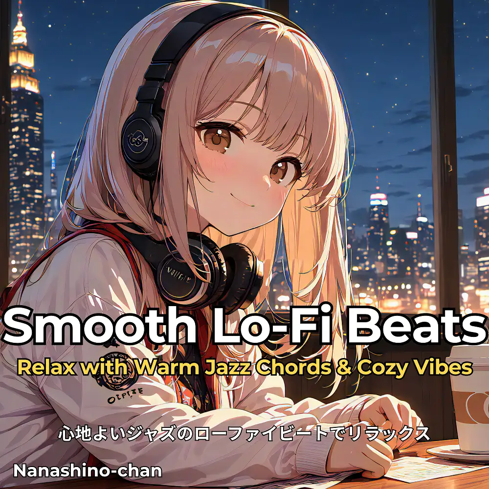 Smooth Lo-Fi Beats: Relax with Warm Jazz Chords & Cozy Vibes — album cover