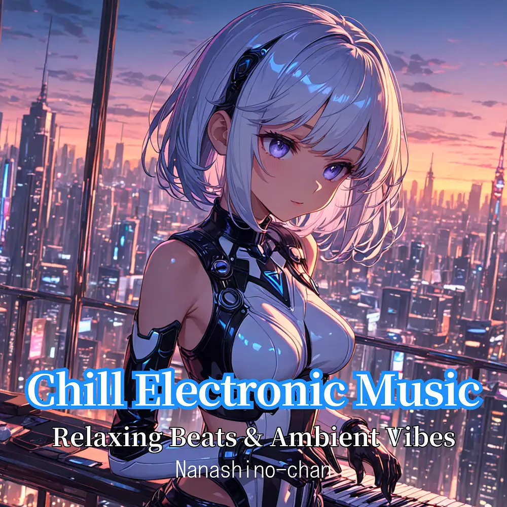 Cover artwork for Smooth Waves: Timeless Electronica Lo-Fi Grooves by Nanashino-chan