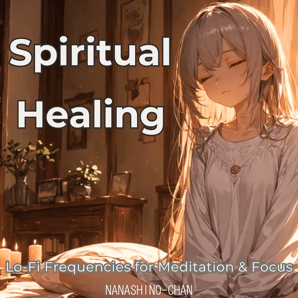 Cover artwork for Spiritual Healing: Lo-Fi Frequencies for Meditation & Focus by Nanashino-chan