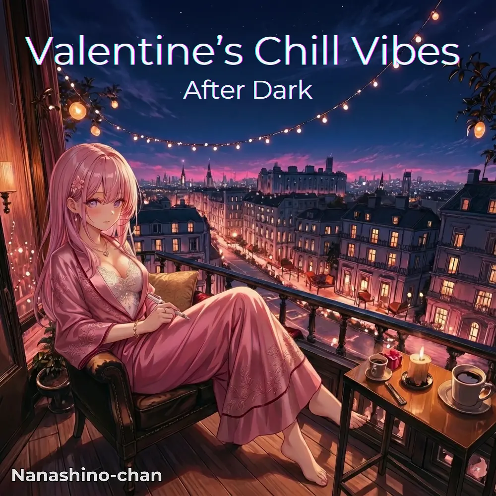 Cover artwork for Valentine’s Chill Vibes : After Dark by Nanashino-chan