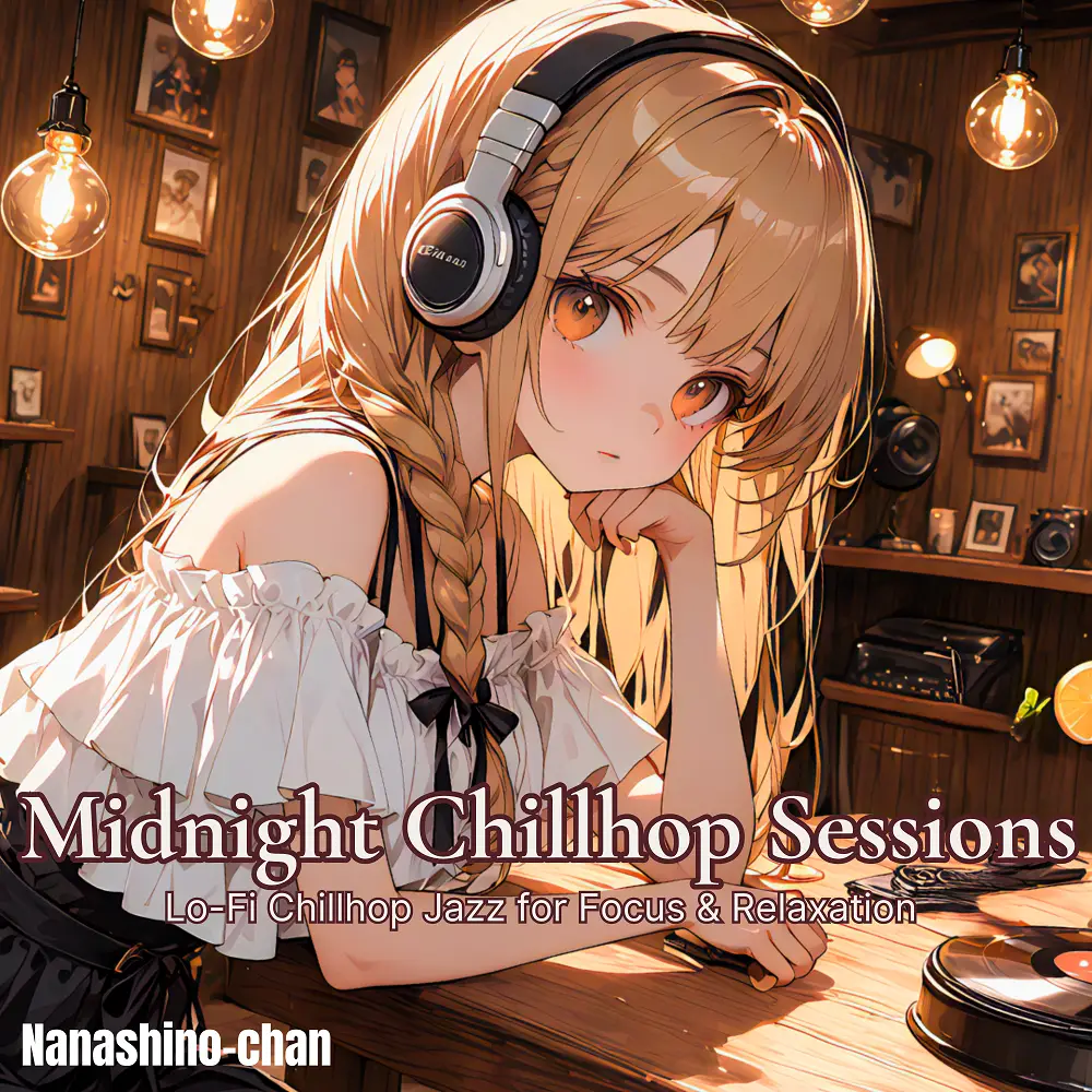 Cover artwork for Warm Vinyl Sessions: Lo-Fi Chillhop Jazz by Nanashino-chan